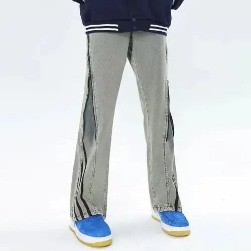 Designer × Japanese Brand × Vintage Y2k Streetwear Washed Blue Baggy Flared Jean Size US 30 / EU 46 - 1 Thumbnail