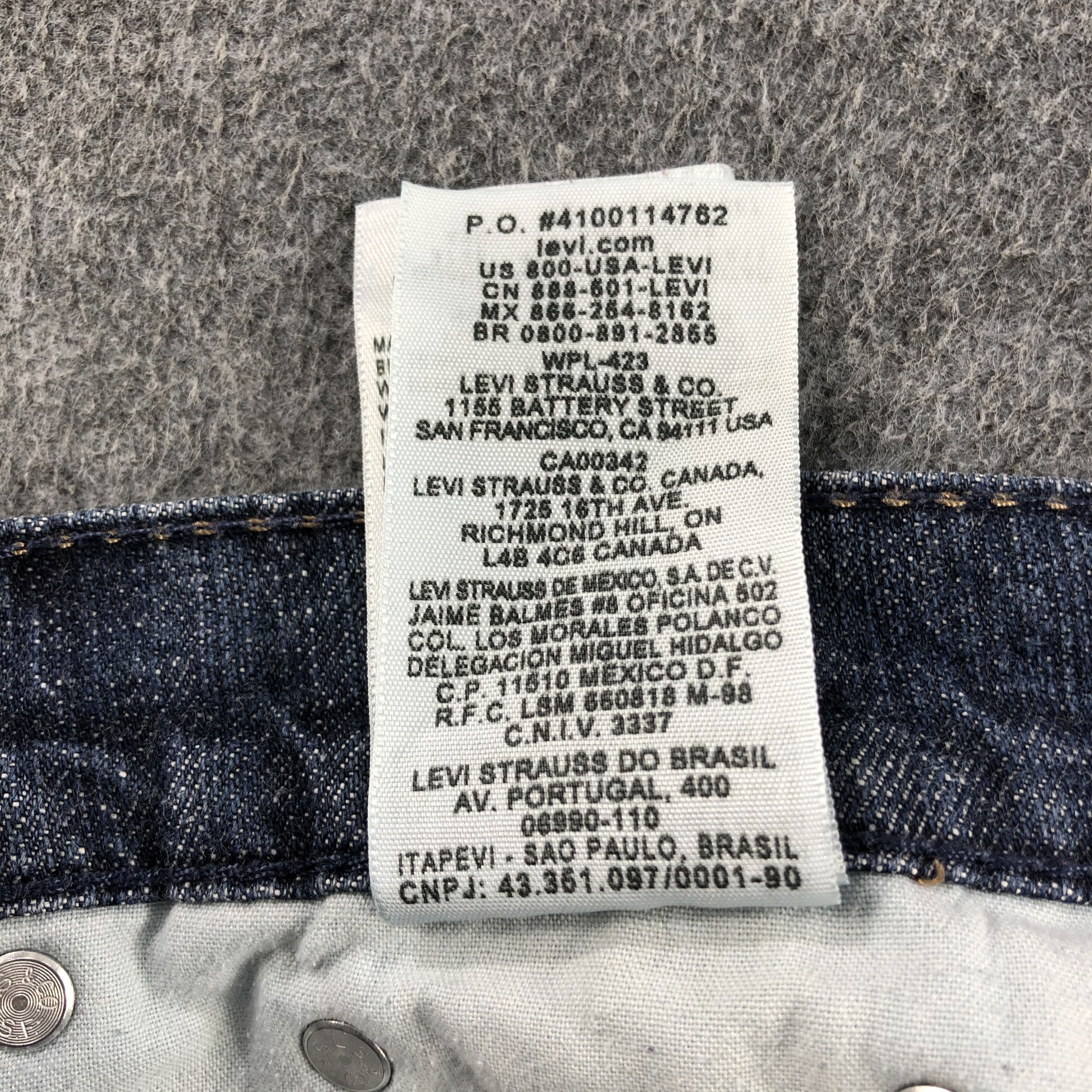Levi's Vintage Blue Wash Levis 514 Jeans-J2220 Size US 31 - 11 Thumbnail