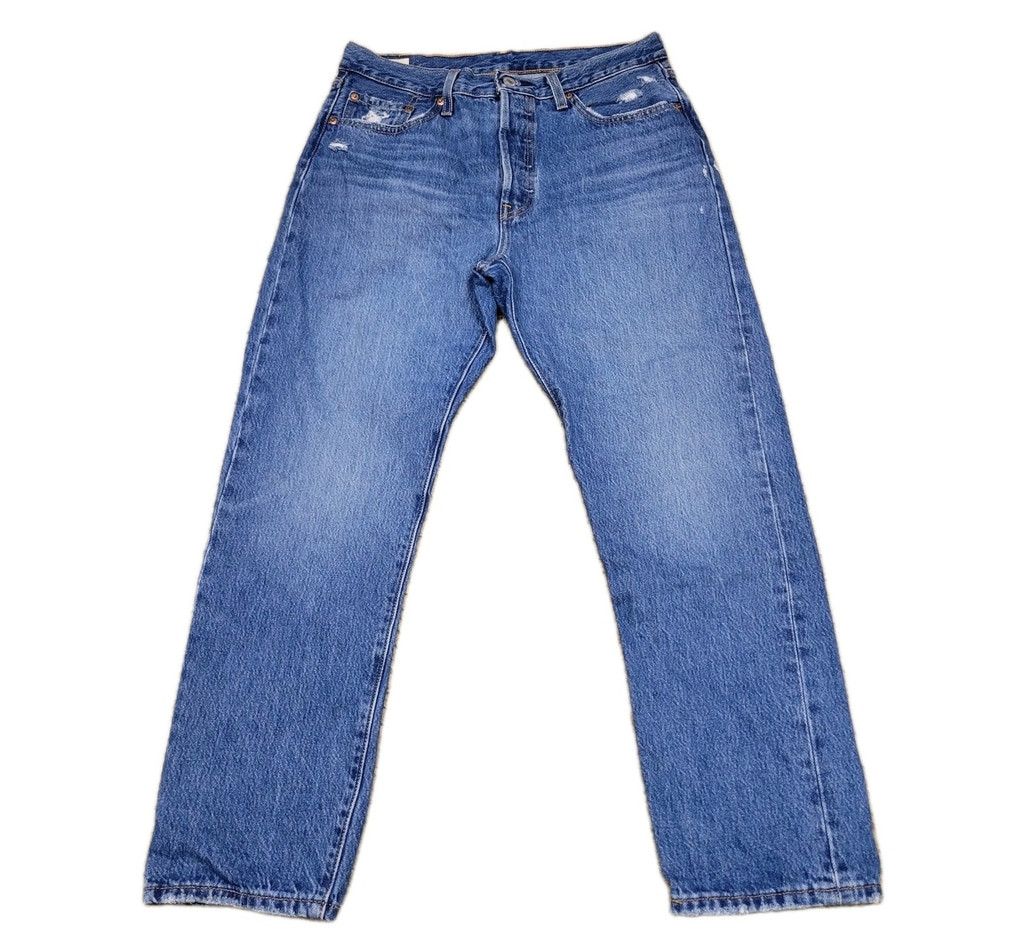Levi's Levi's Premium Quality Clothing Blue Straight Button-Fly Men Size US 29 - 5 Thumbnail