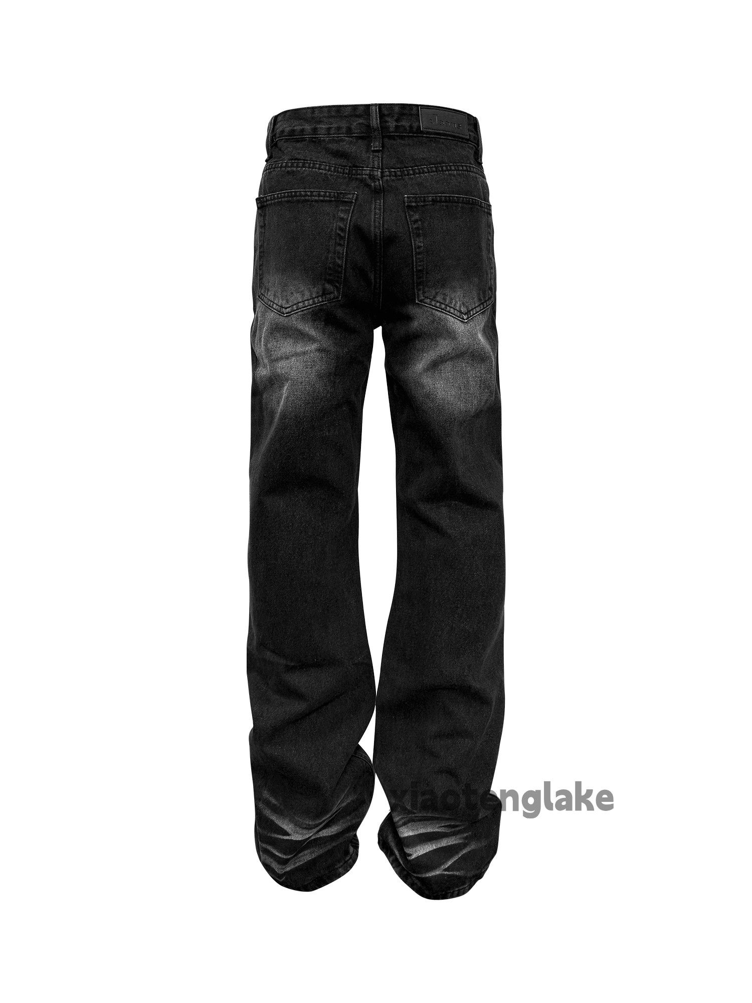 washed faded y2k punk grunge bootcut jeans