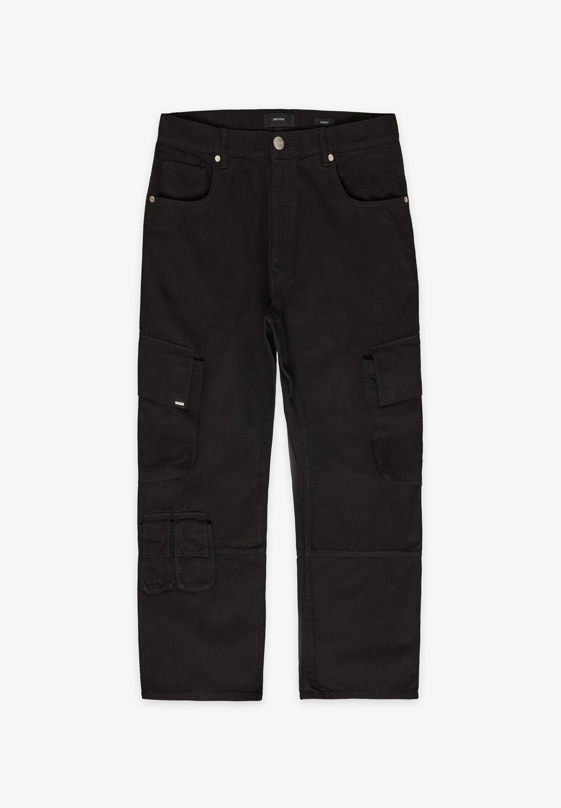 Vintage EightyFive Black Cargo Baggy Pants Size US 38 / EU 54 - 5 Thumbnail