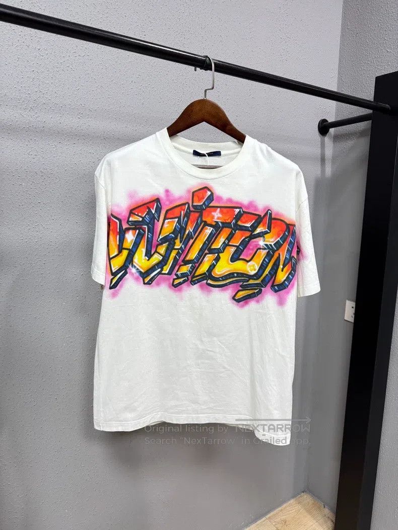 Louis Vuitton Louis Vuitton Flame graffiti logo short sleeves Size US L / EU 52-54 / 3 - 1 Thumbnail