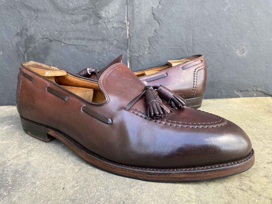 Brooks brothers clearance cordovan tassel loafer