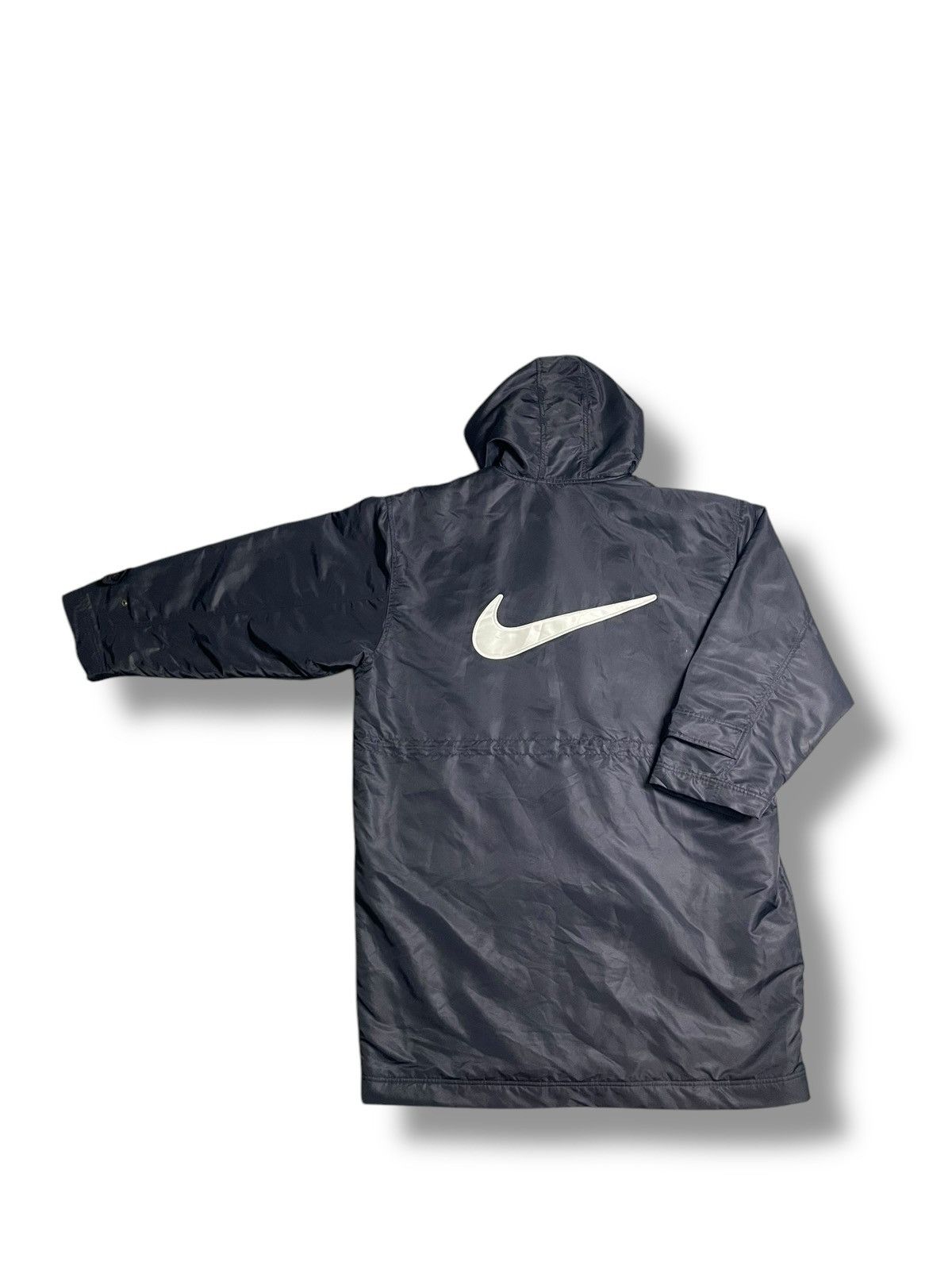 Nike × Vintage Nike x Vintage Long Jacket Black (24) Size US XL / EU 56 / 4 - 2 Thumbnail