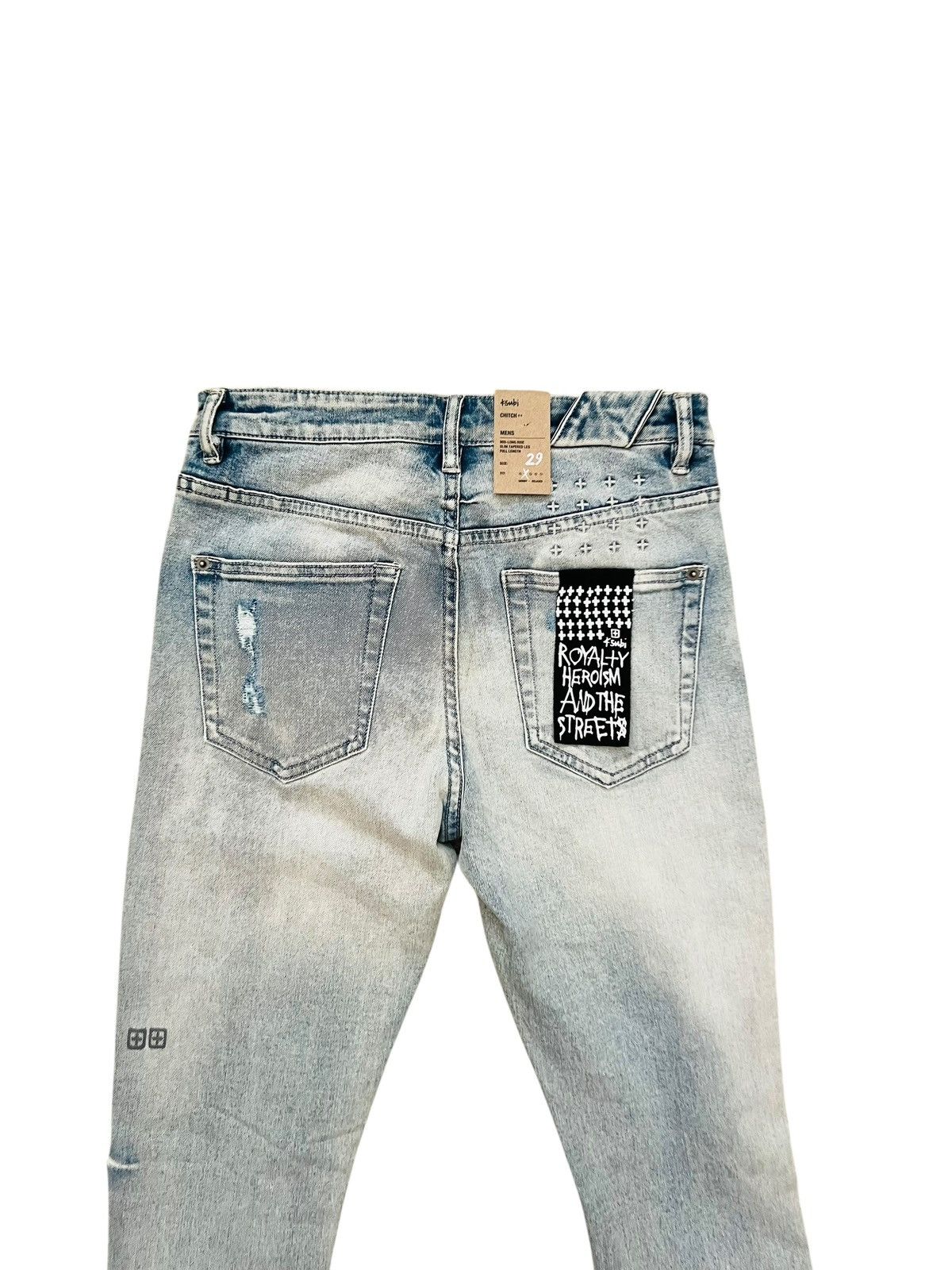 Ksubi Ksubi Jeans Mens Chitch Punk Thrashed Slim Blue Size 29/32 Size US 29 - 4 Thumbnail