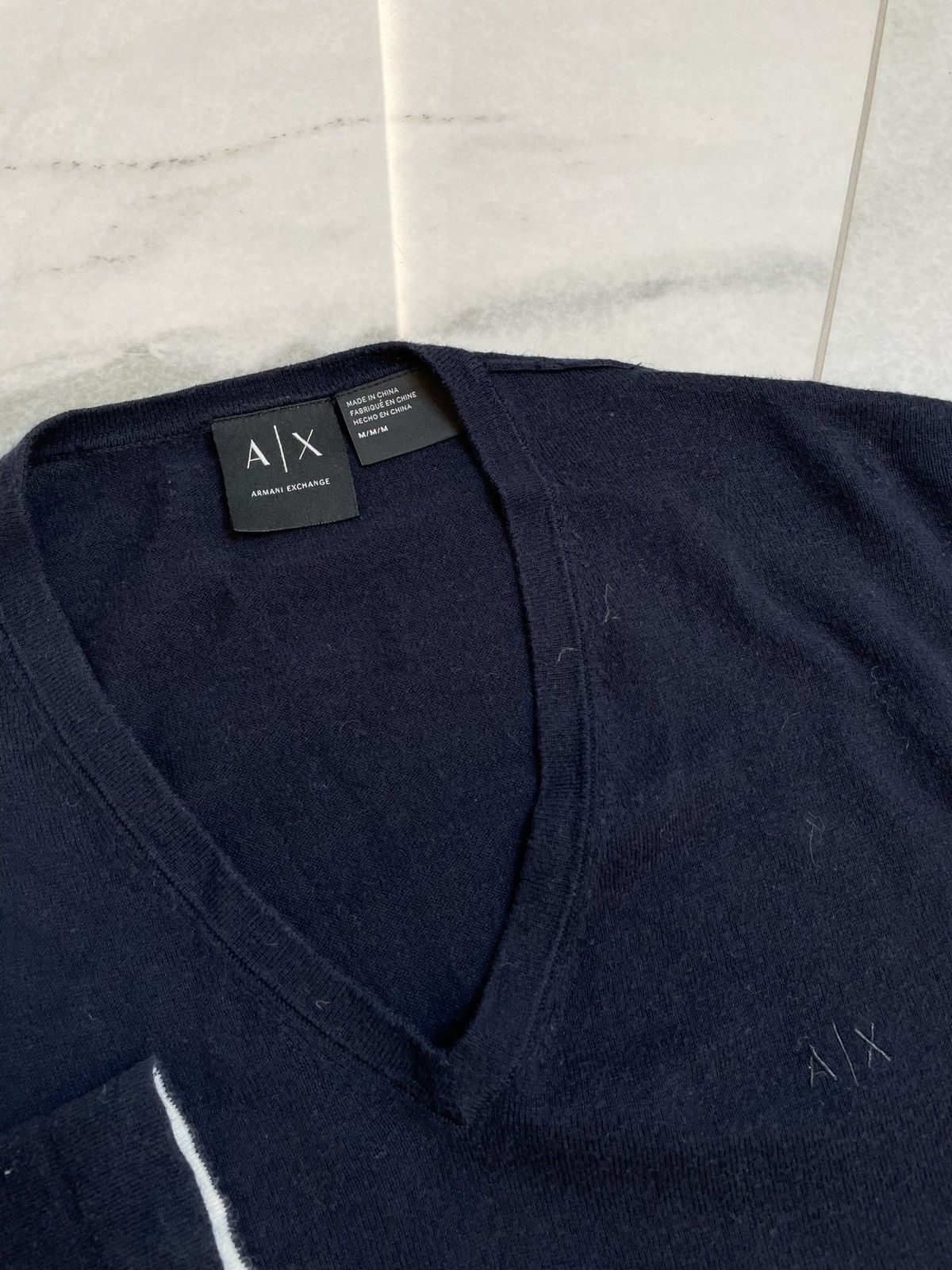 Armani Exchange Armani Exchange cotton cashmere classic casual sweater Size US M / EU 48-50 / 2 - 2 Thumbnail
