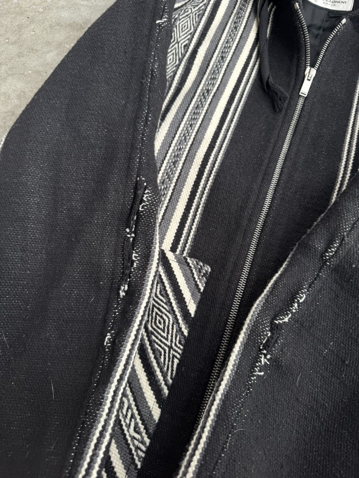 Saint Laurent Paris *RARE* Saint Laurent Paris 2017 Wool Blend Zip Jacket Size US S / EU 44-46 / 1 - 7 Thumbnail