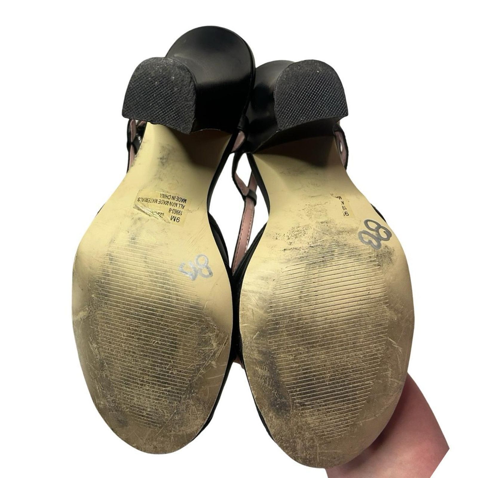 Vintage Y2k sling back heels by miss bisou sz 9 00s / 90s vintage Size US 9 / IT 39 - 8 Thumbnail