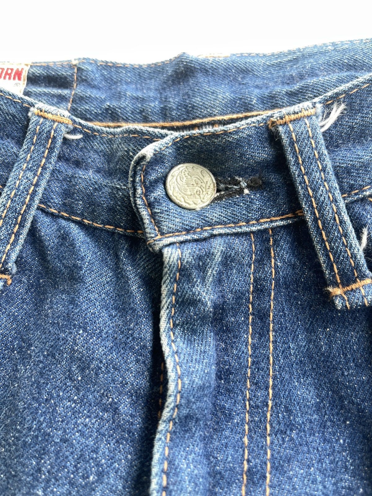 If Six Was Nine PICK‼️ Vintage Blue Born USA Remake Patchwork Flare Jeans Size 24" / US 00 / IT 34 - 13 Thumbnail