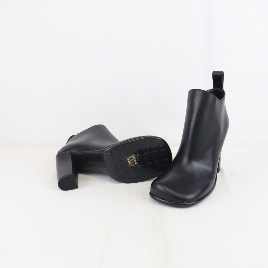 Bottega Veneta o1rshd1 Shibuya Calf Storm Ankle Boots in Black Size US 10 / IT 40 - 7 Thumbnail