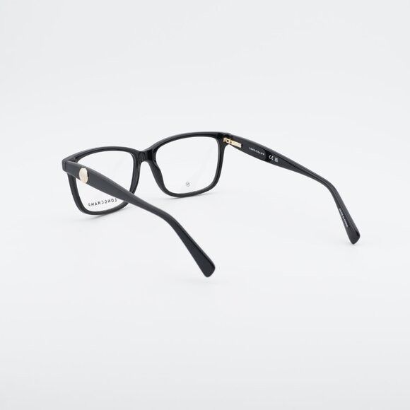 Longchamp Longchamp LO2716 001 Eyeglasses Black 54mm Rectangle Frame Size ONE SIZE - 5 Thumbnail