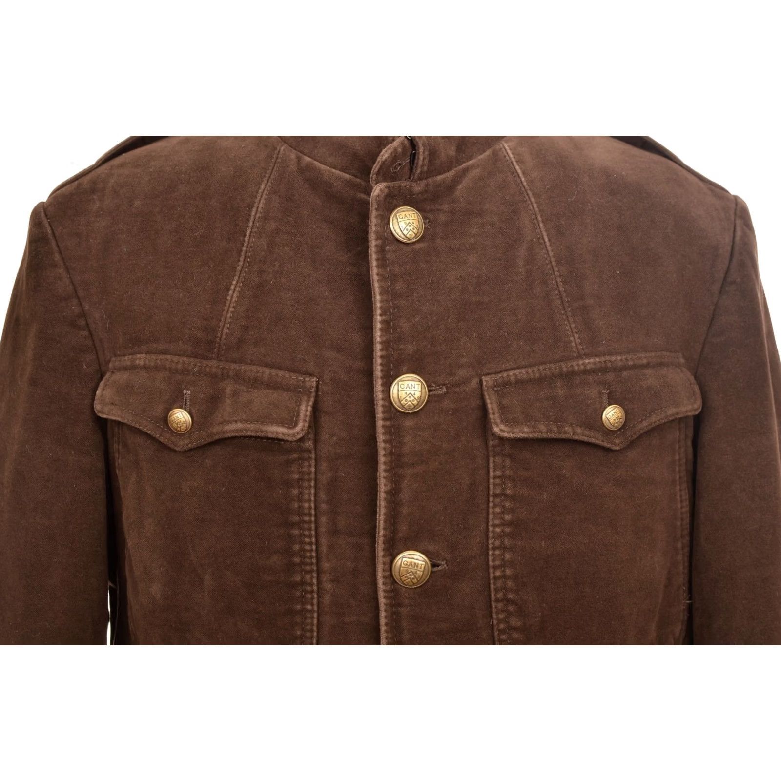 Gant GANT Jacket, Brown Cotton Safari, Size 52, Men, DDP, Military Style, 100% Cotton Size US L / EU 52-54 / 3 - 4 Thumbnail