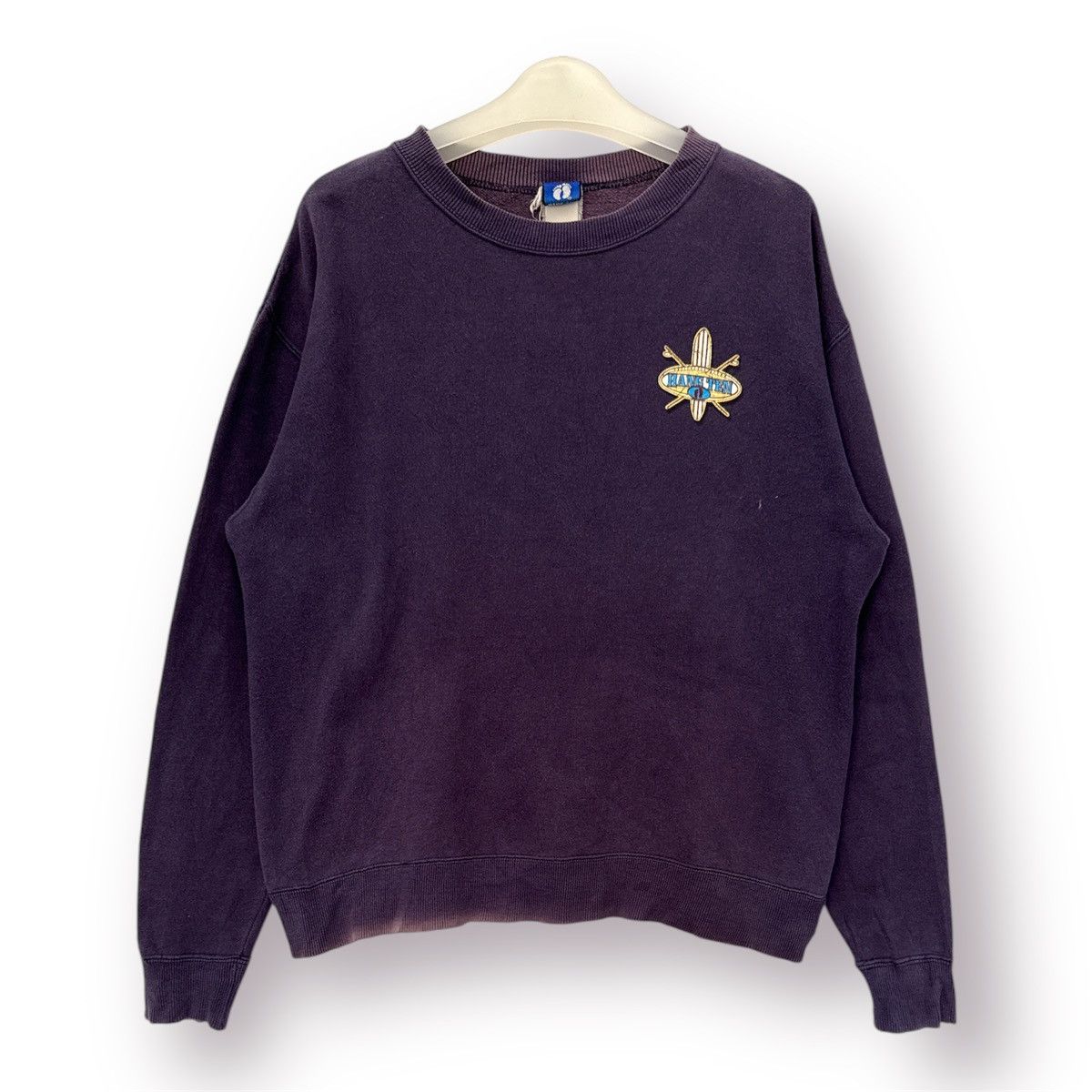 Hang Ten 🔥 Vintage 90's Hang Ten surfwear sunfaded sweatshirt Size US S / EU 44-46 / 1 - 2 Thumbnail