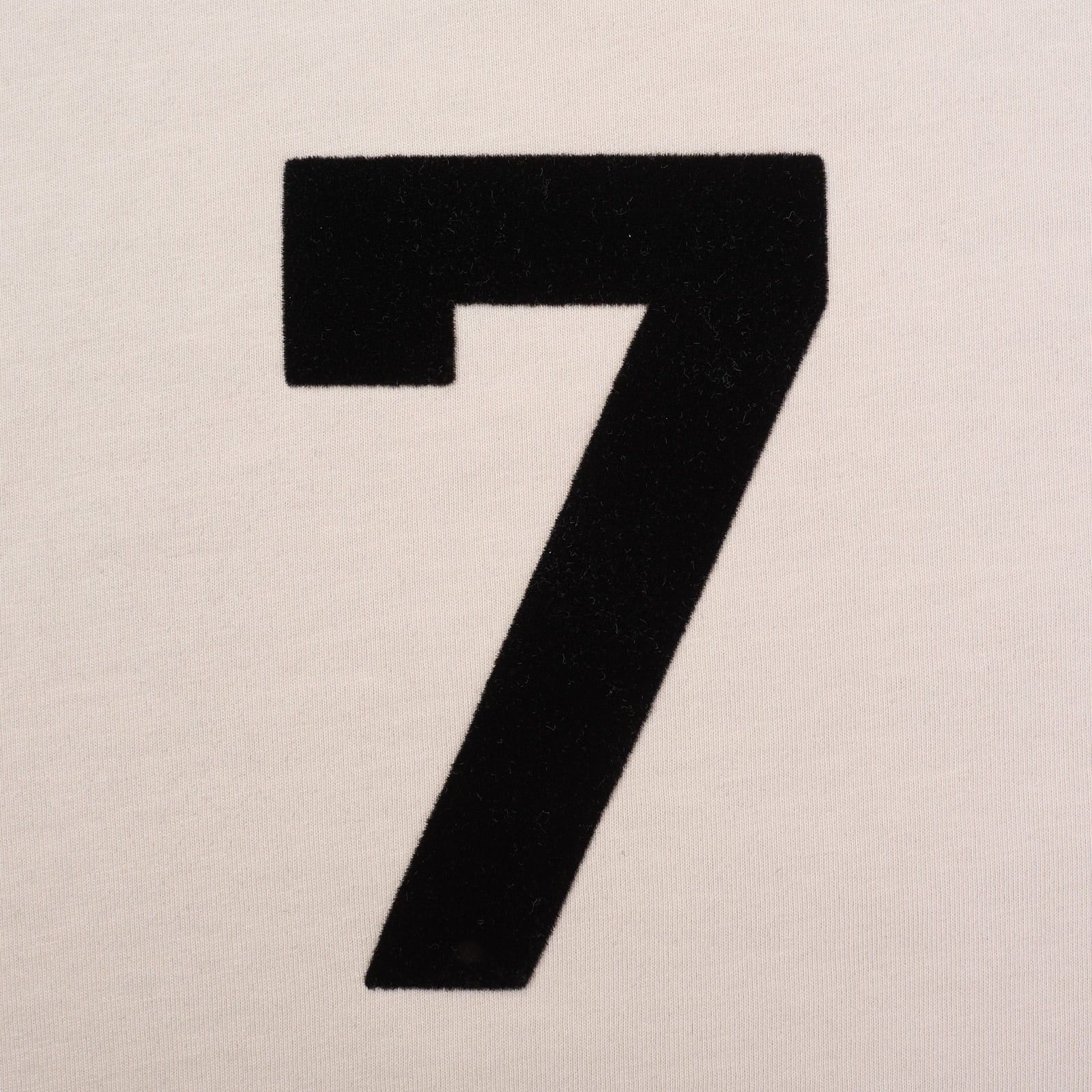 Fear of God FEAR OF GOD Taupe "7" Logo Cotton Short Sleeve T-Shirt NEW L Size US L / EU 52-54 / 3 - 5 Thumbnail