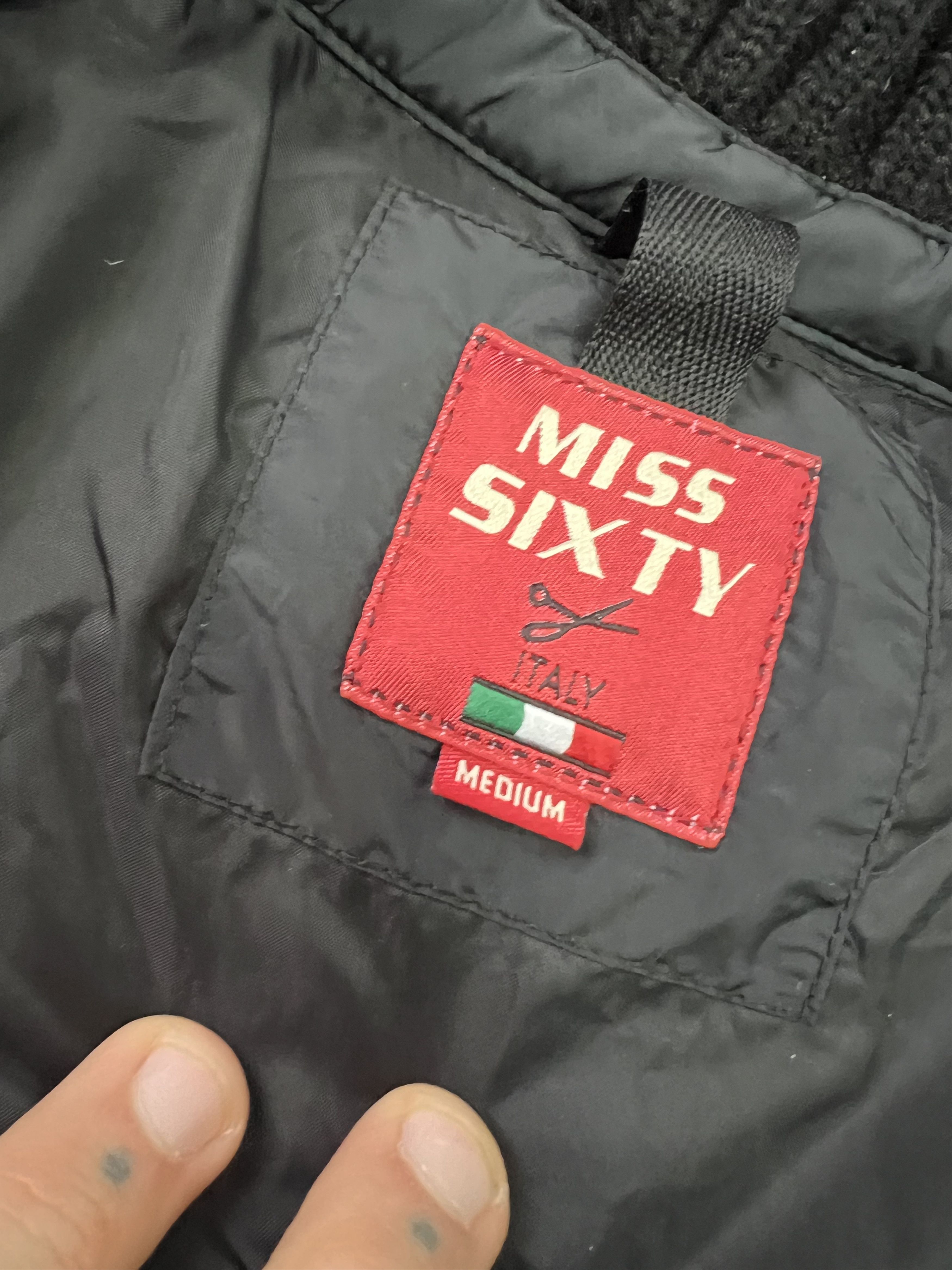 Miss Sixty Dolce Gabbana style Y2K MISS SIXTY DOWN BOMBER JACKET Size M / US 6-8 / IT 42-44 - 11 Thumbnail