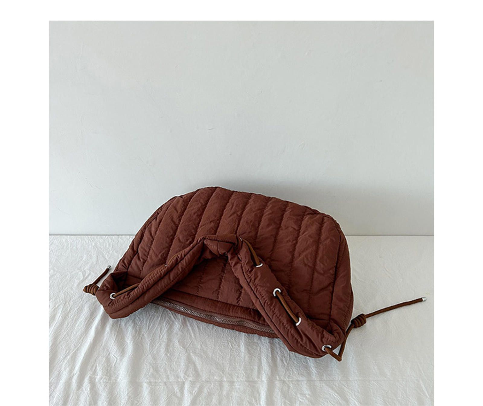 Other Stylish Quilted Sling Bag - Brown Size ONE SIZE - 11 Thumbnail