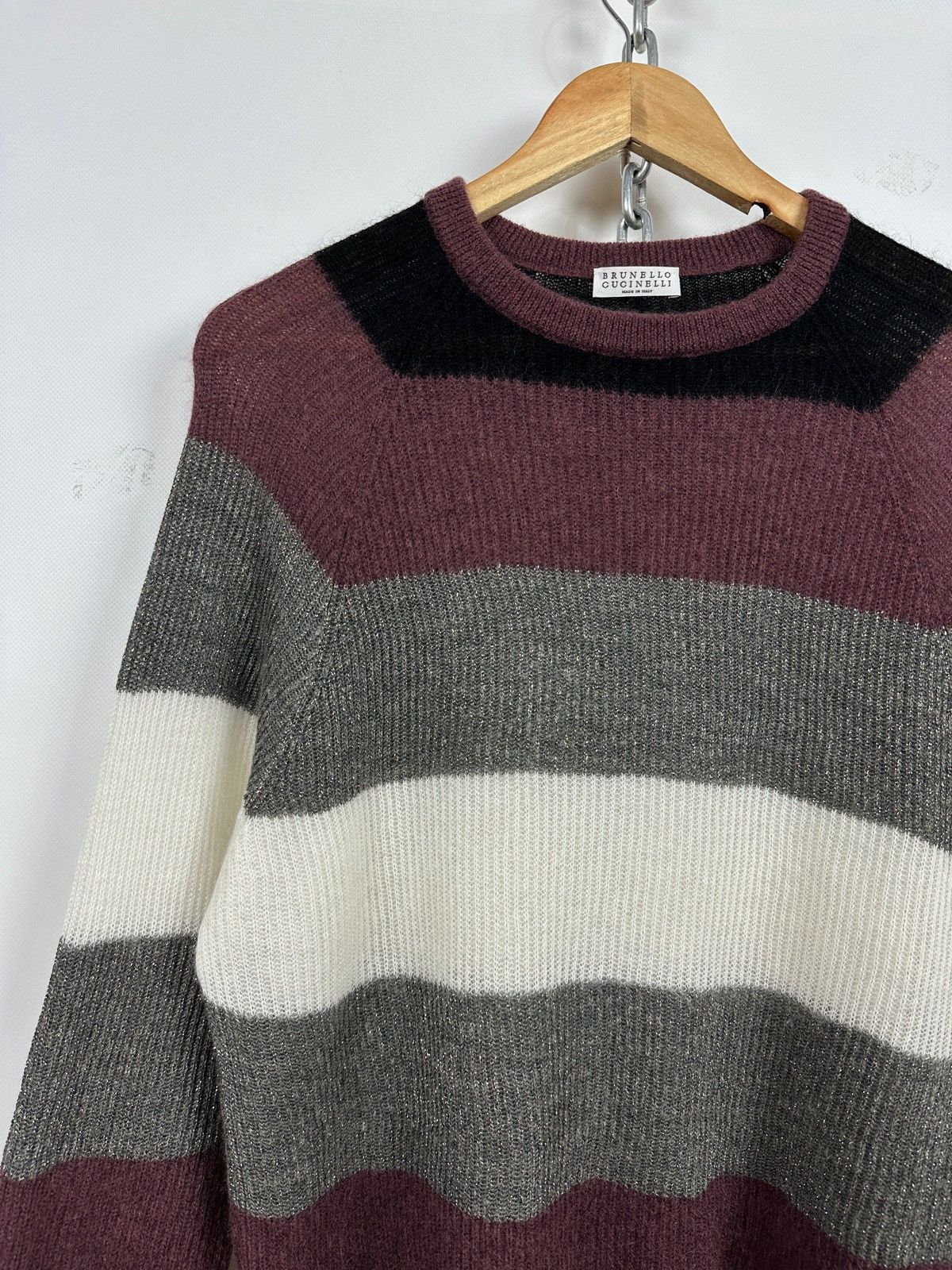 Brunello Cucinelli Brunello Cucinelli Mohair / Wool Sweater Size S / US 4 / IT 40 - 5 Thumbnail