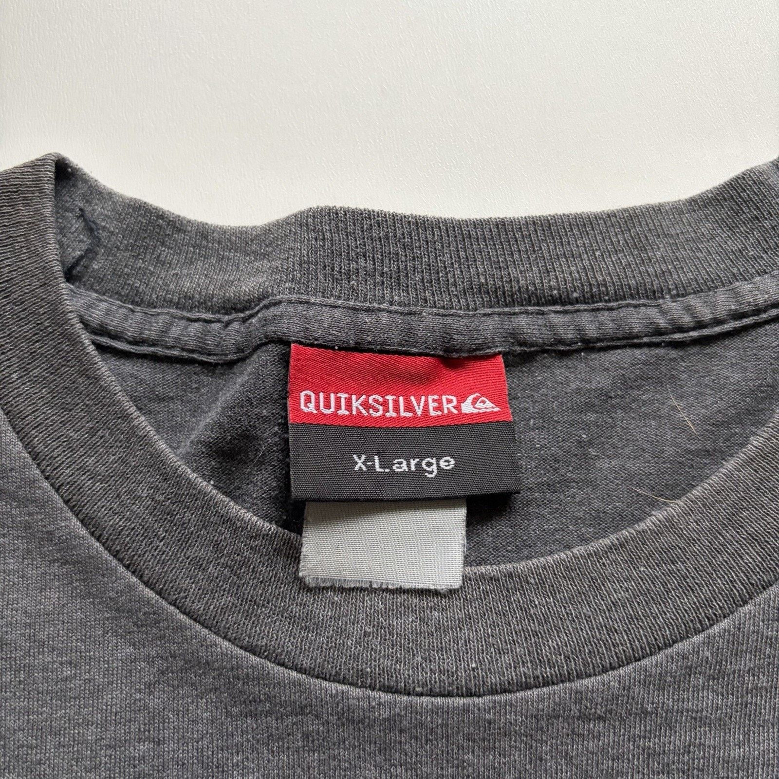 Quiksilver × Vintage Vintage 90s Quiksilver Shirt XL Gray Made In USA Surf Skate Size US XL / EU 56 / 4 - 4 Thumbnail