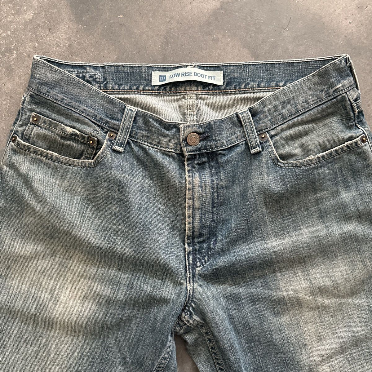 Gap Gap Low Rise Bootcut Jeans Size US 30 / EU 46 - 3 Thumbnail
