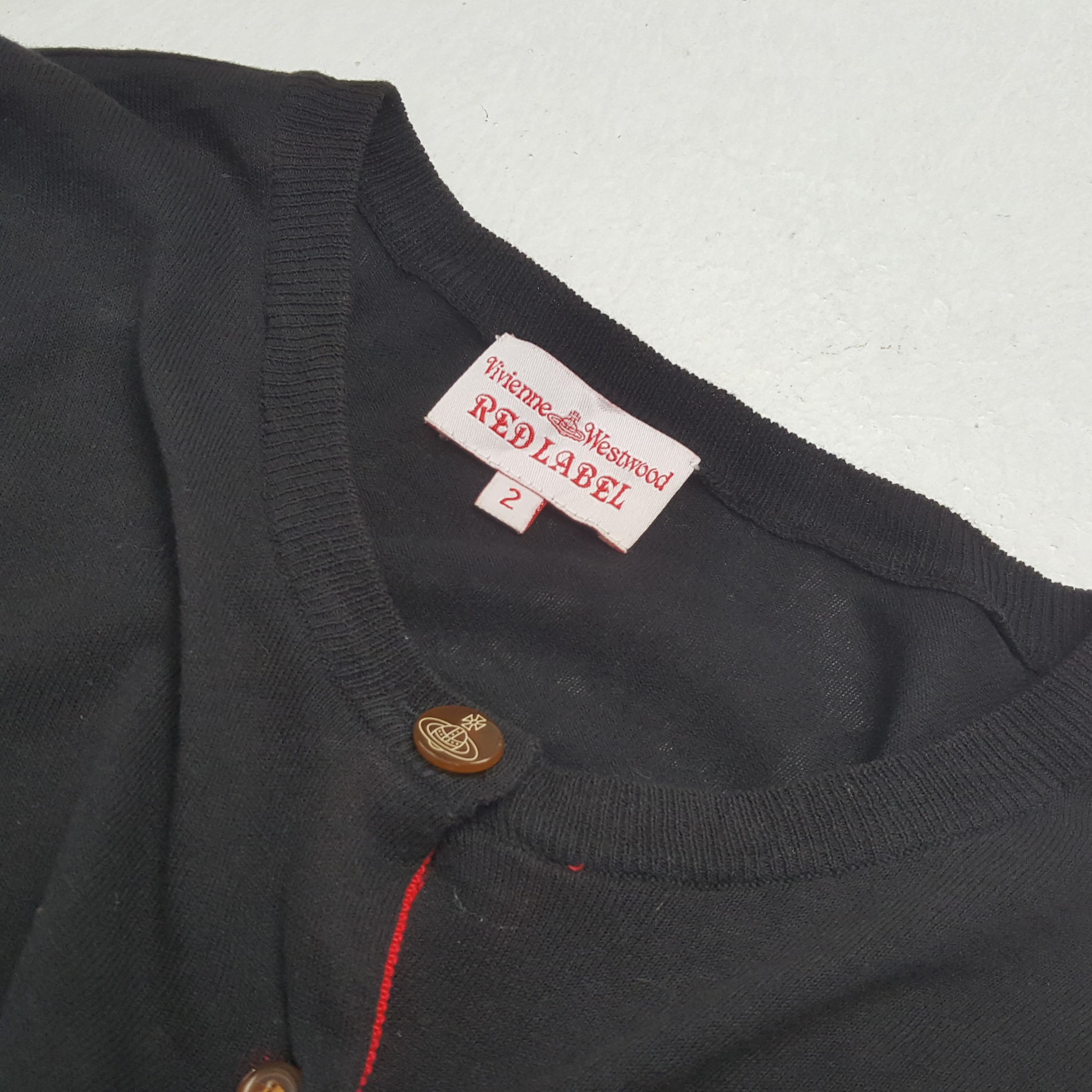 Vintage VIVIENNE WESTWOOD RED LABEL Cardigan Tshirt Size XS / US 0-2 / IT 36-38 - 9 Thumbnail