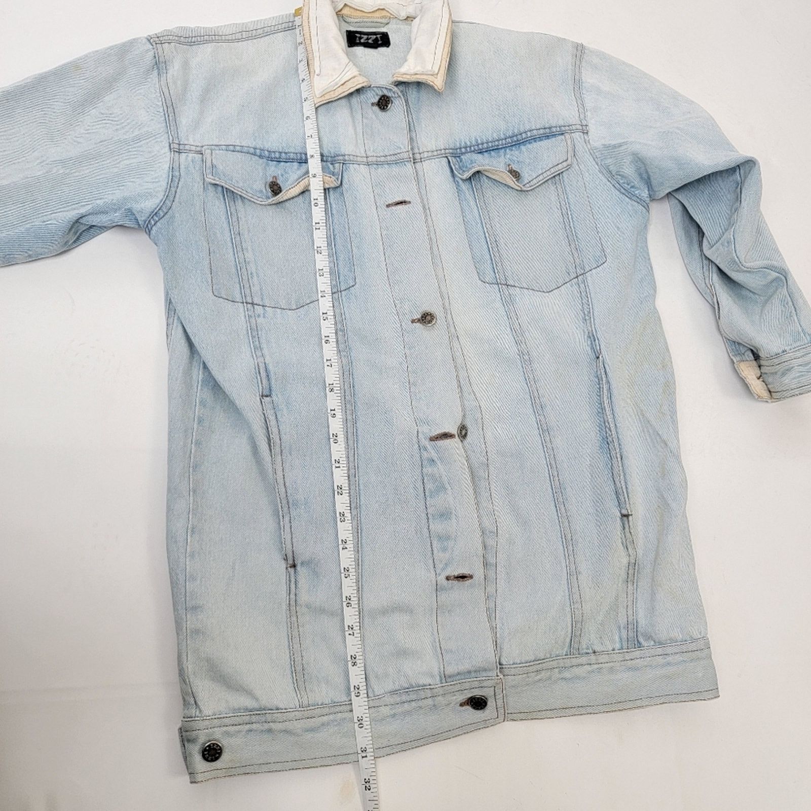 Vintage Vintage 90s IZZY Corduroy Denim Jean Jacket - S Size S / US 4 / IT 40 - 10 Thumbnail