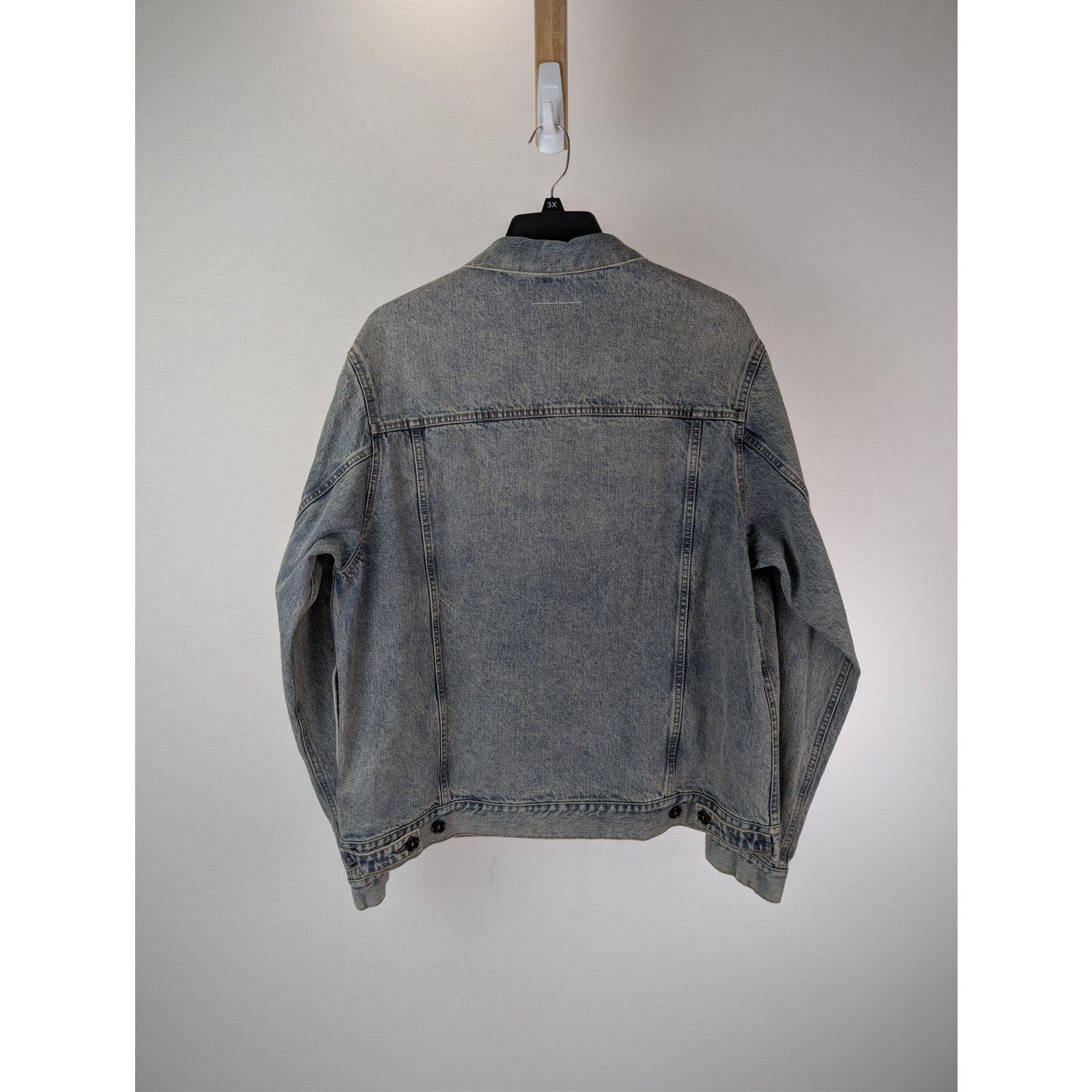 Maison Margiela o1rshd1 Contrast-front Denim Jacket in Blue Size US M / EU 48-50 / 2 - 9 Thumbnail