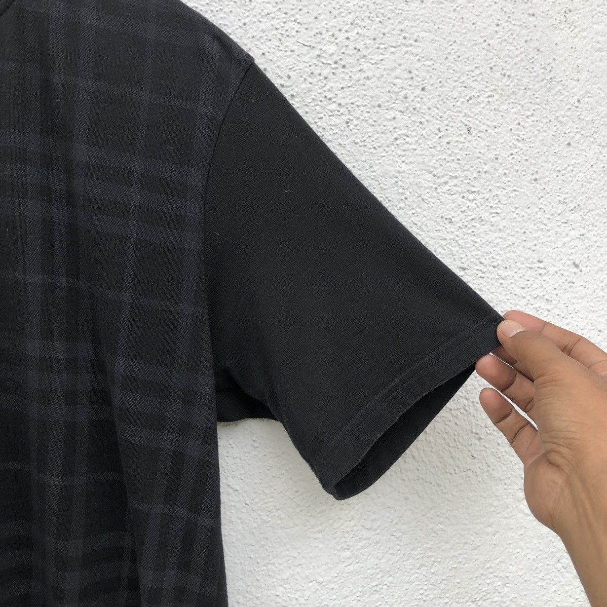 Burberry Burberry London Men’s Checked Black Shirt Size US M / EU 48-50 / 2 - 4 Thumbnail