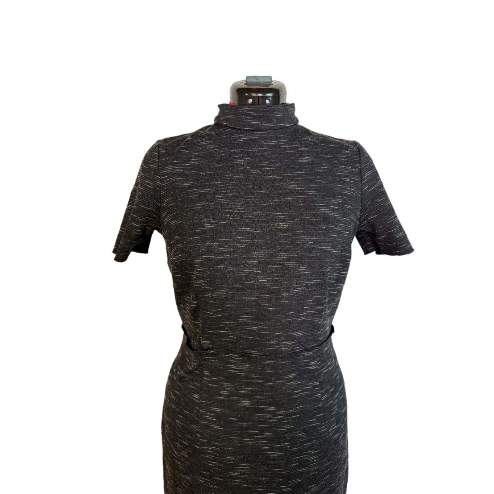Loft Ann Taylor Petit 10P Black Gray Ponte A-Line Dress Stretch Career  Cocktail D192 Dress | Grailed
