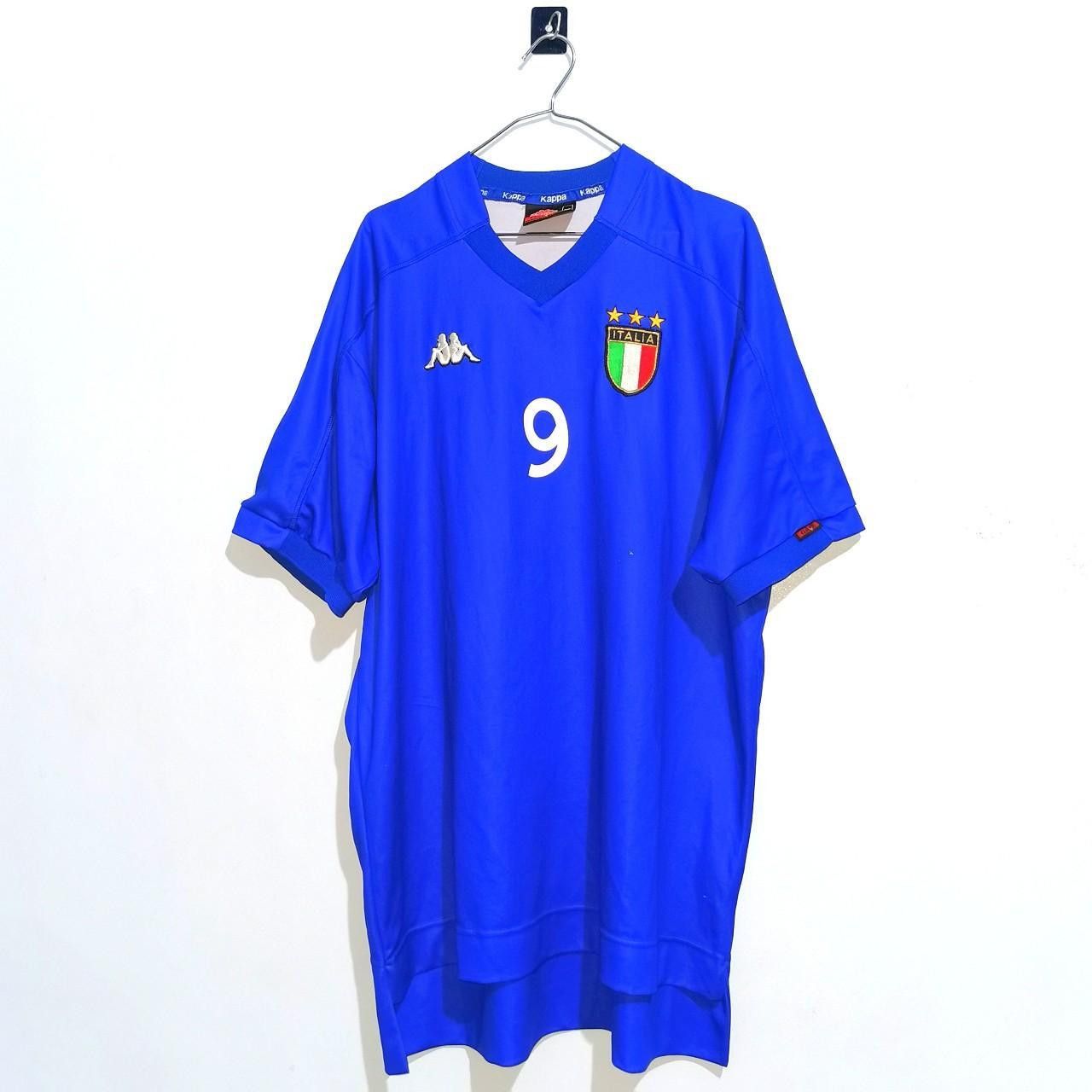 Kappa Italy 1999 2000 Home Shirt Euro Calcio Seria A INZAGHI Size US XXL / EU 58 / 5 - 2 Thumbnail