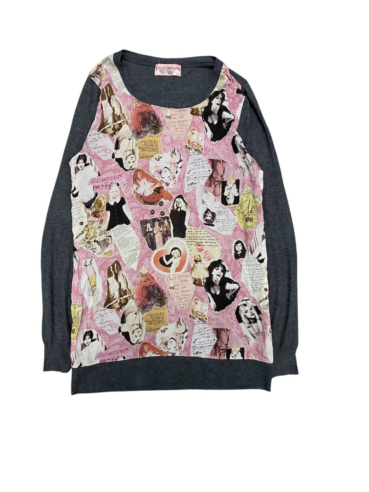 2000s Hysteric X Courtney Love cobain knit