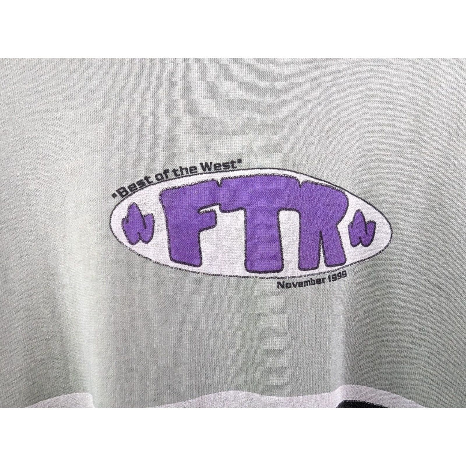 Hanes VINTAGE Best of the West FTR 1999 Fun Team IMS Pro Series Hanes T-Shirt Green 90s Mens L Size US L / EU 52-54 / 3 - 6 Thumbnail