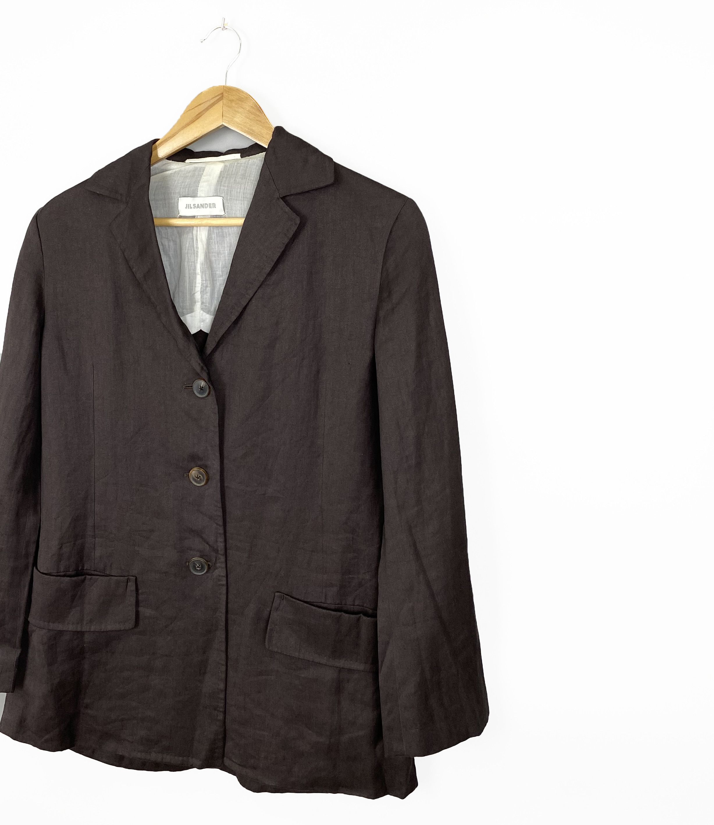 Jil Sander Jil Sander Vintage Lino Blazer Jacket Made in Italy Size 40 Size S / US 4 / IT 40 - 3 Thumbnail