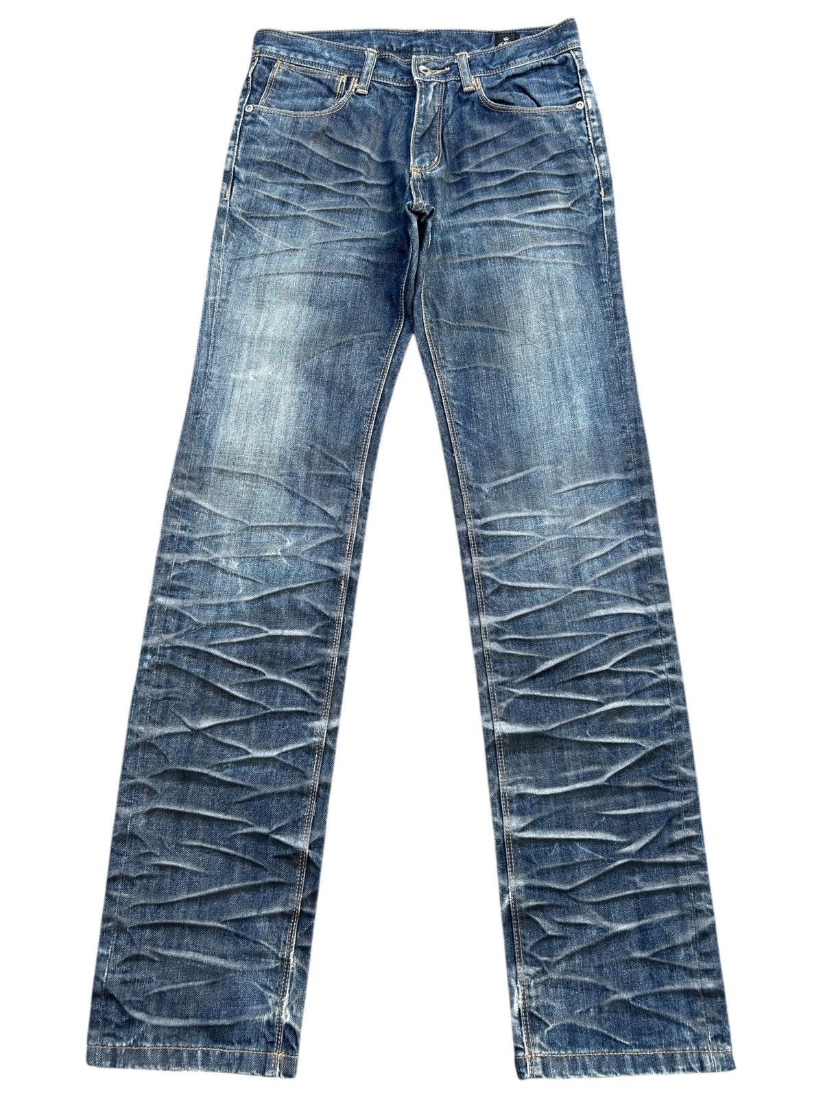 semanticdesign Semantic Design Japanese Punk Distressed Denim Jeans Size US 29 - 1 Thumbnail