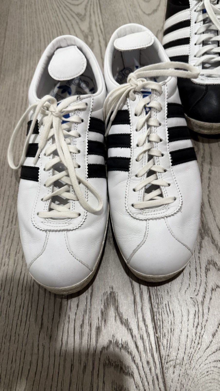 Adidas White Adidas Vintage Gazelle Size US 12 / EU 45 - 2 Thumbnail