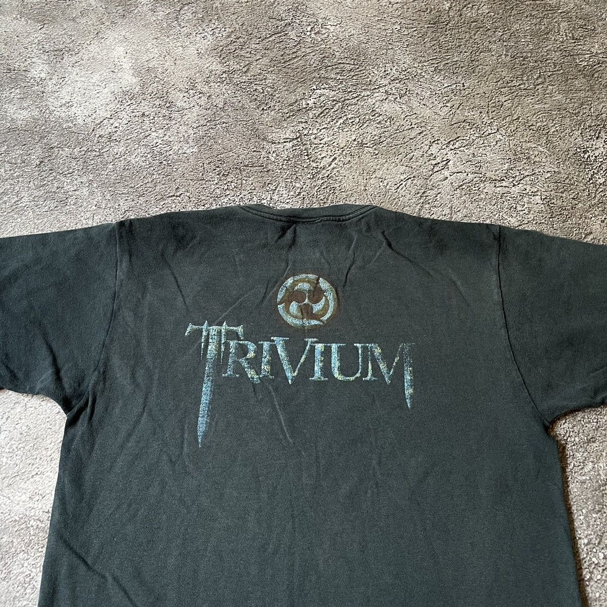 Vintage Vintage 90s Trivium Graphic Tee Sun Faded Punk Grunge Boxy M Size US M / EU 48-50 / 2 - 8 Thumbnail