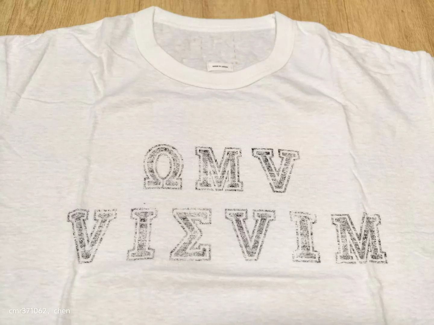 Visvim visvim 22SS JUMBO TEE ALUMNI white 3-4, navy 2 Size US L / EU 52-54 / 3 - 2 Thumbnail