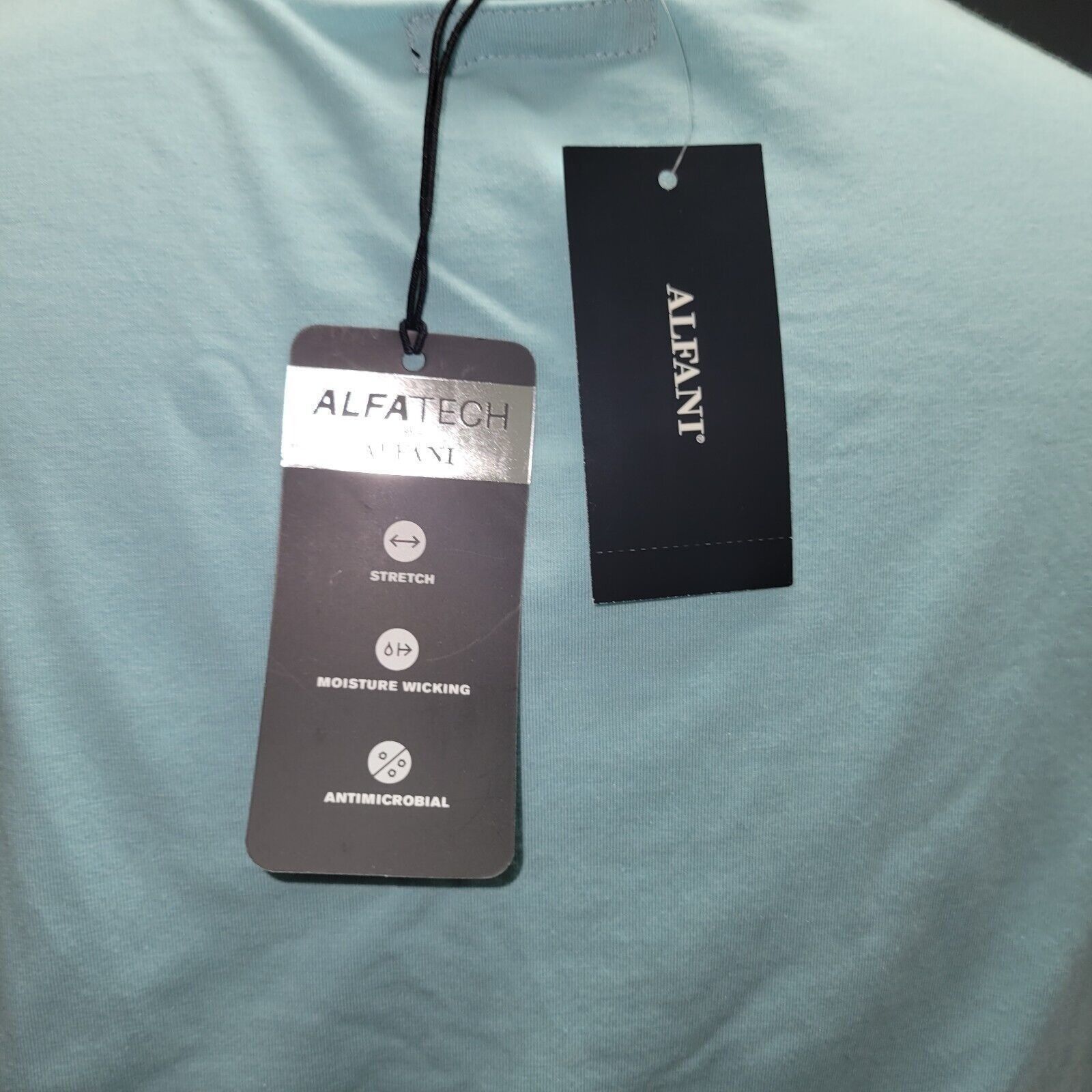Alfani Men's Alfani Short Sleeve Henley. Size Medium. New With Ta Size US M / EU 48-50 / 2 - 8 Thumbnail