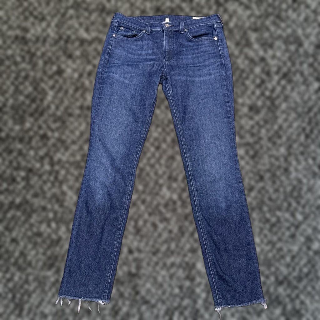 Rag & Bone Rag & Bone Jeans Skinny Mid Rise 30 Womens Denim 5-Pocket Stretch City Blue) Size 30" / US 8 / IT 44 - 1 Thumbnail