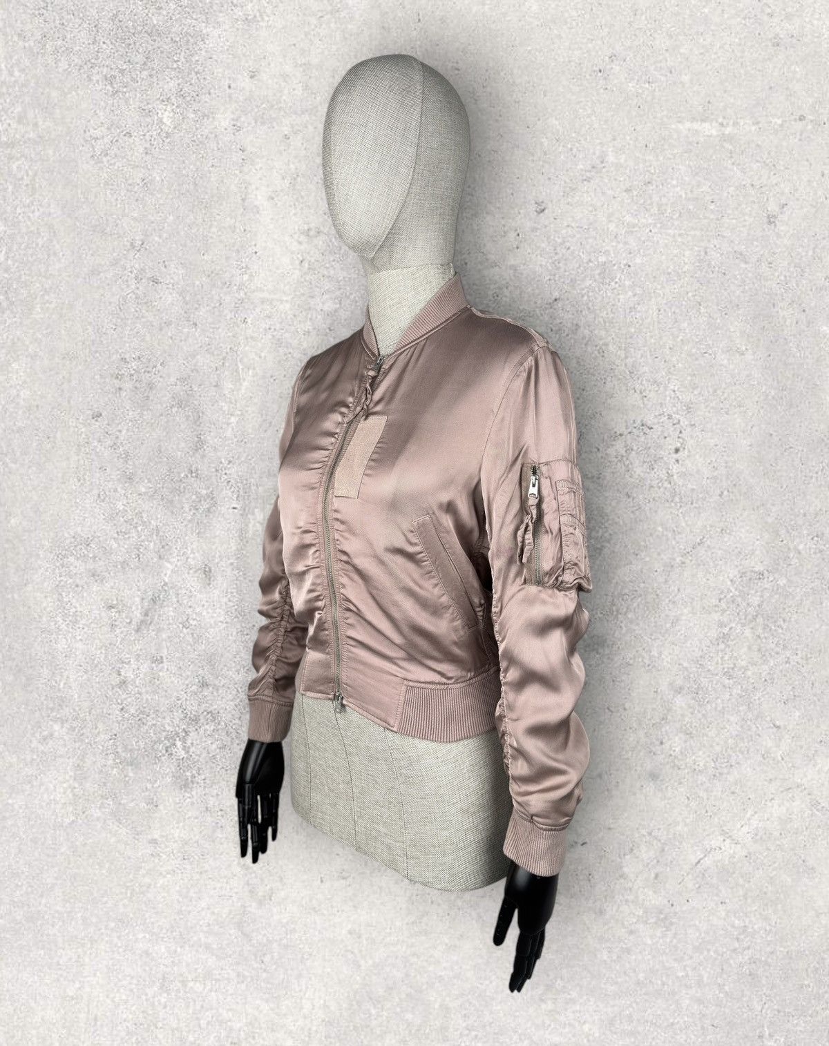 Allsaints ALLSAINTS MA-1 Kuma Bomber Jacket 100% Rayon Size XS / US 0-2 / IT 36-38 - 3 Thumbnail