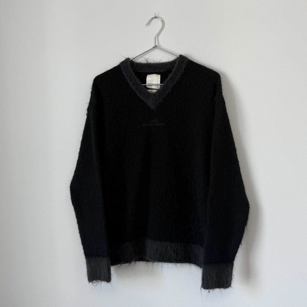 Samuel Ross Zara x Samuel Ross SR_A Shaggy Contrast Wool Blend Sweater Size US S / EU 44-46 / 1 - 1 Thumbnail
