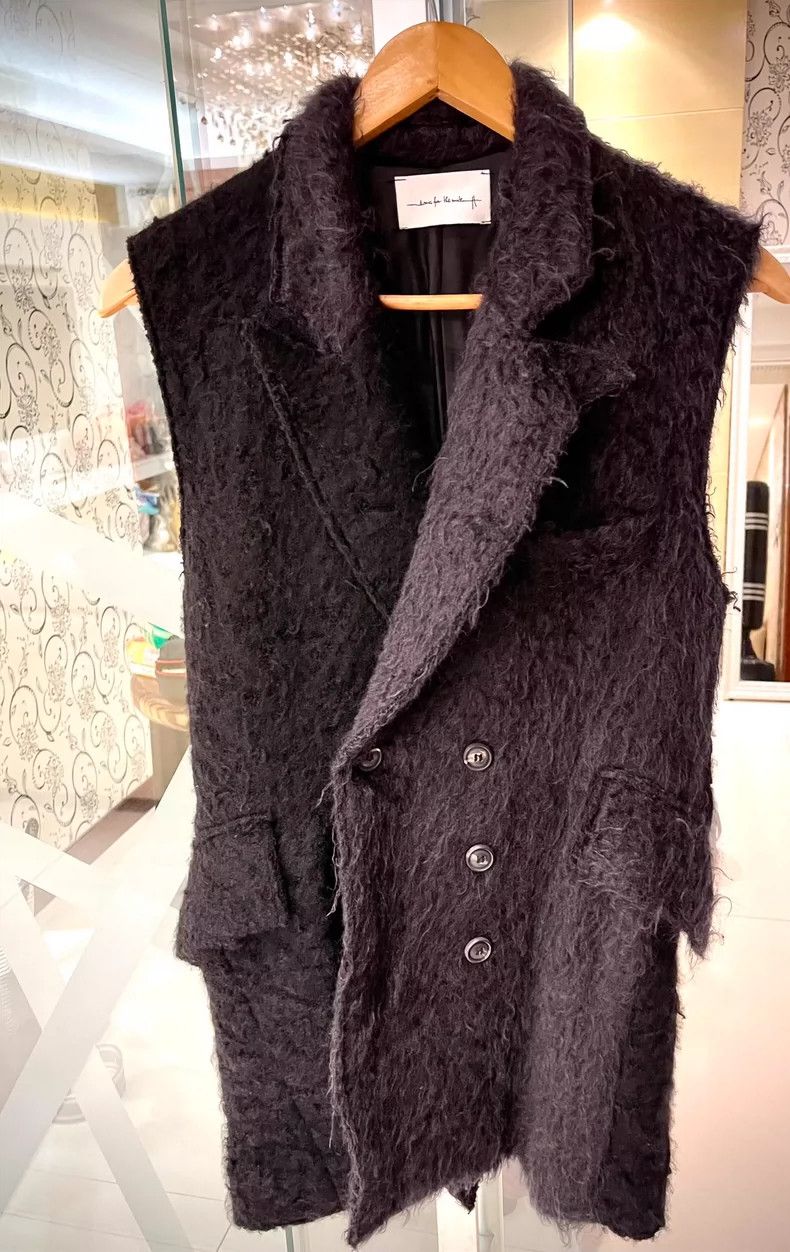 Song For The Mute Song For The Mute Mohair Wool Vest Jacket Size M / US 6-8 / IT 42-44 - 2 Thumbnail