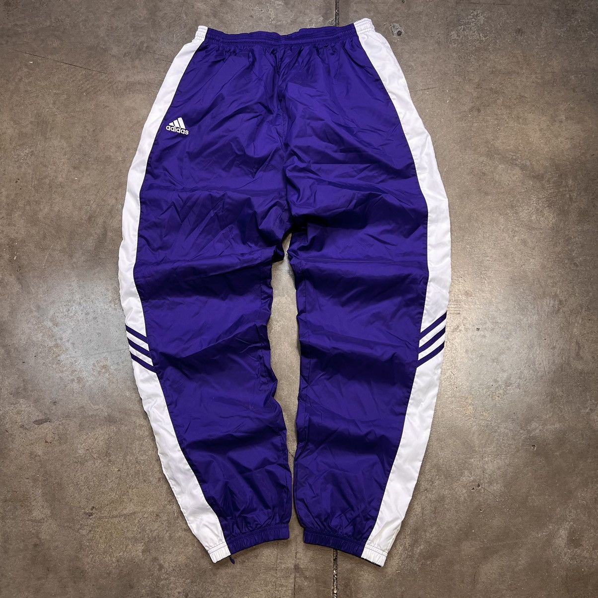 Adidas × Vintage Vintage Y2K 00s Adidas Wimdbreaker Sweatpants Drill Size US 30 / EU 46 - 1 Thumbnail