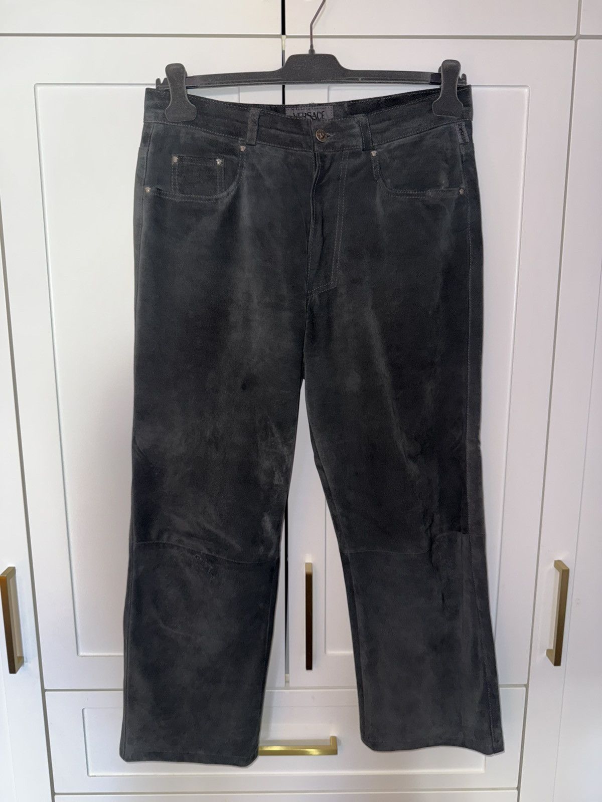 Versace Jeans Couture Versace Jeans Couture Suede Pants Size US 30 / EU 46 - 1 Thumbnail