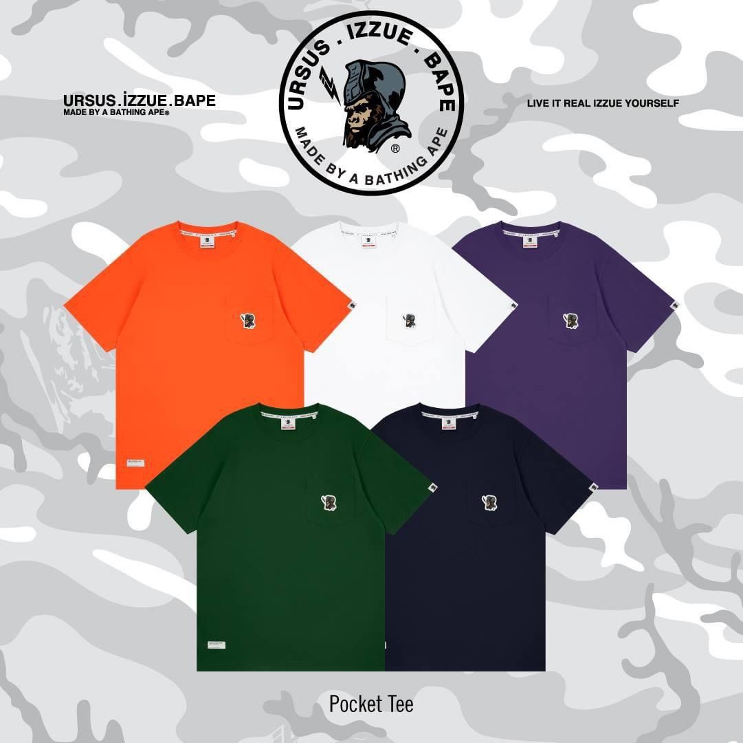 Bape URSUS.IZZUE.BAPE Basic Tee Size US M / EU 48-50 / 2 - 13 Thumbnail