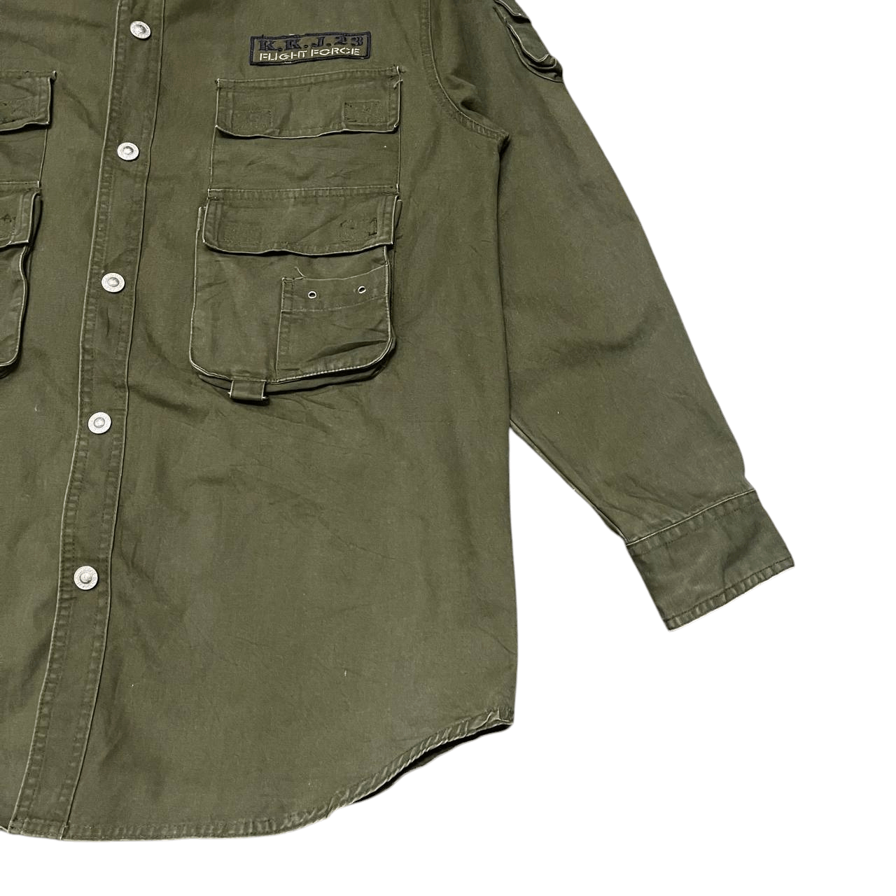 Karl Kani Vintage Karl Kani Jeans Army Jacket Size US L / EU 52-54 / 3 - 4 Thumbnail