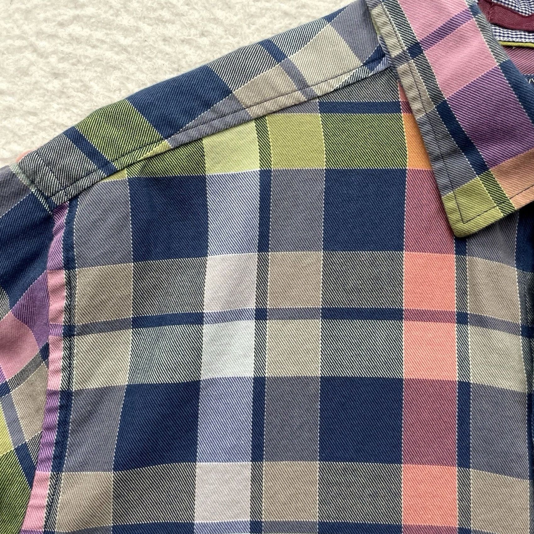 Tommy Bahama Tommy Bahama Shirt Mens M Multicolor Plaid Check Preppy Button Up Size US M / EU 48-50 / 2 - 4 Thumbnail