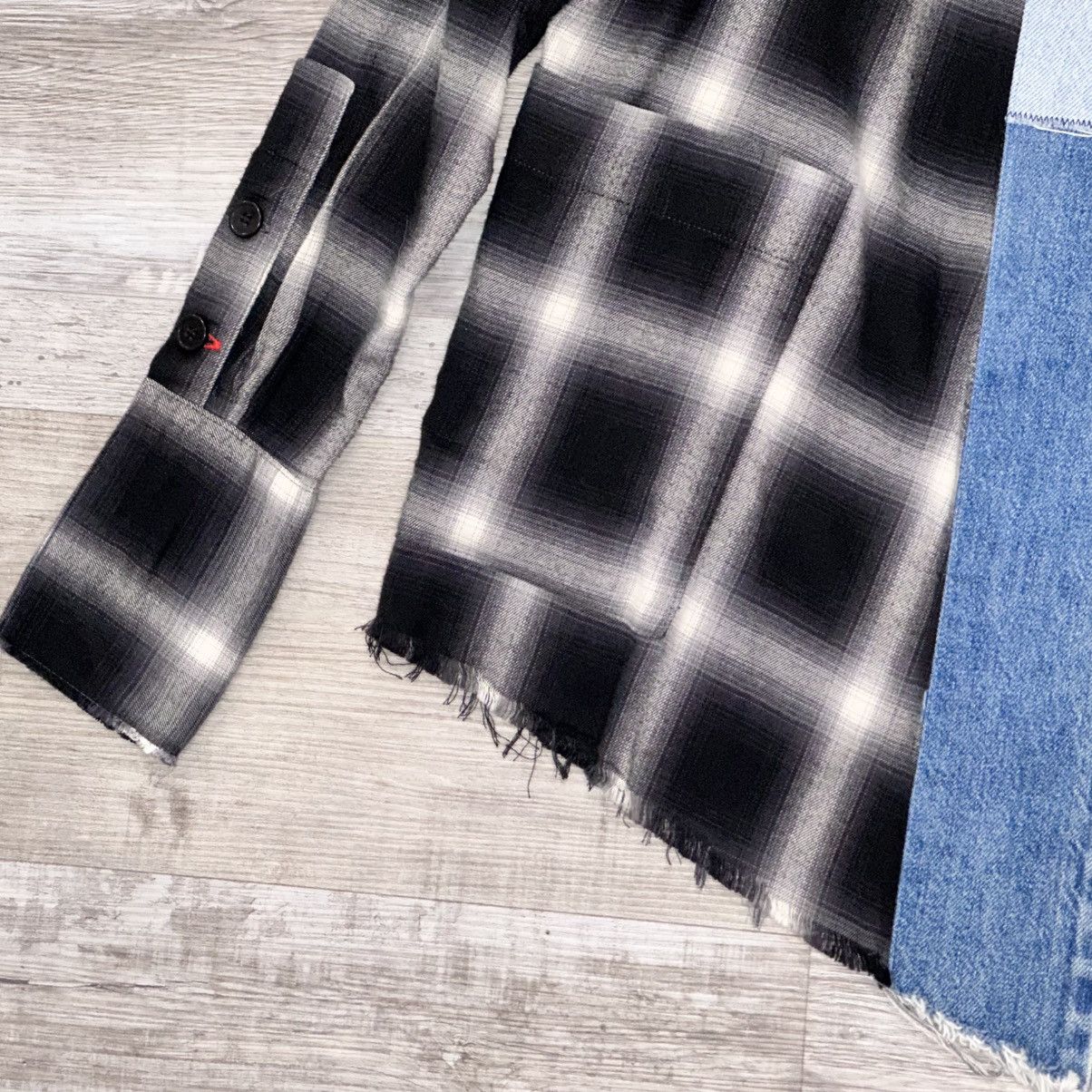 Greg Lauren UNISEX GREY LAUREN B/W CHECK GL1 SIZE 1 Size US S / EU 44-46 / 1 - 4 Thumbnail
