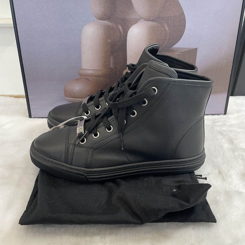 Gucci Gucci Minimalist Black Casual Sneakers - Size US 5.5 / EU 38 - 2 Thumbnail