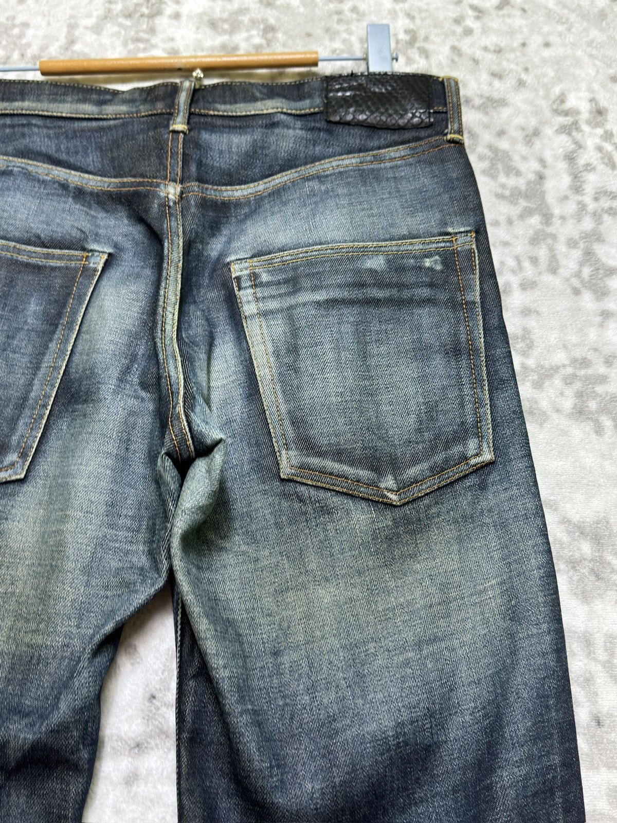 Visvim Vintage Visvim Social Sculpture 03 NW Slim Straight Jeans Size US 31 - 12 Thumbnail