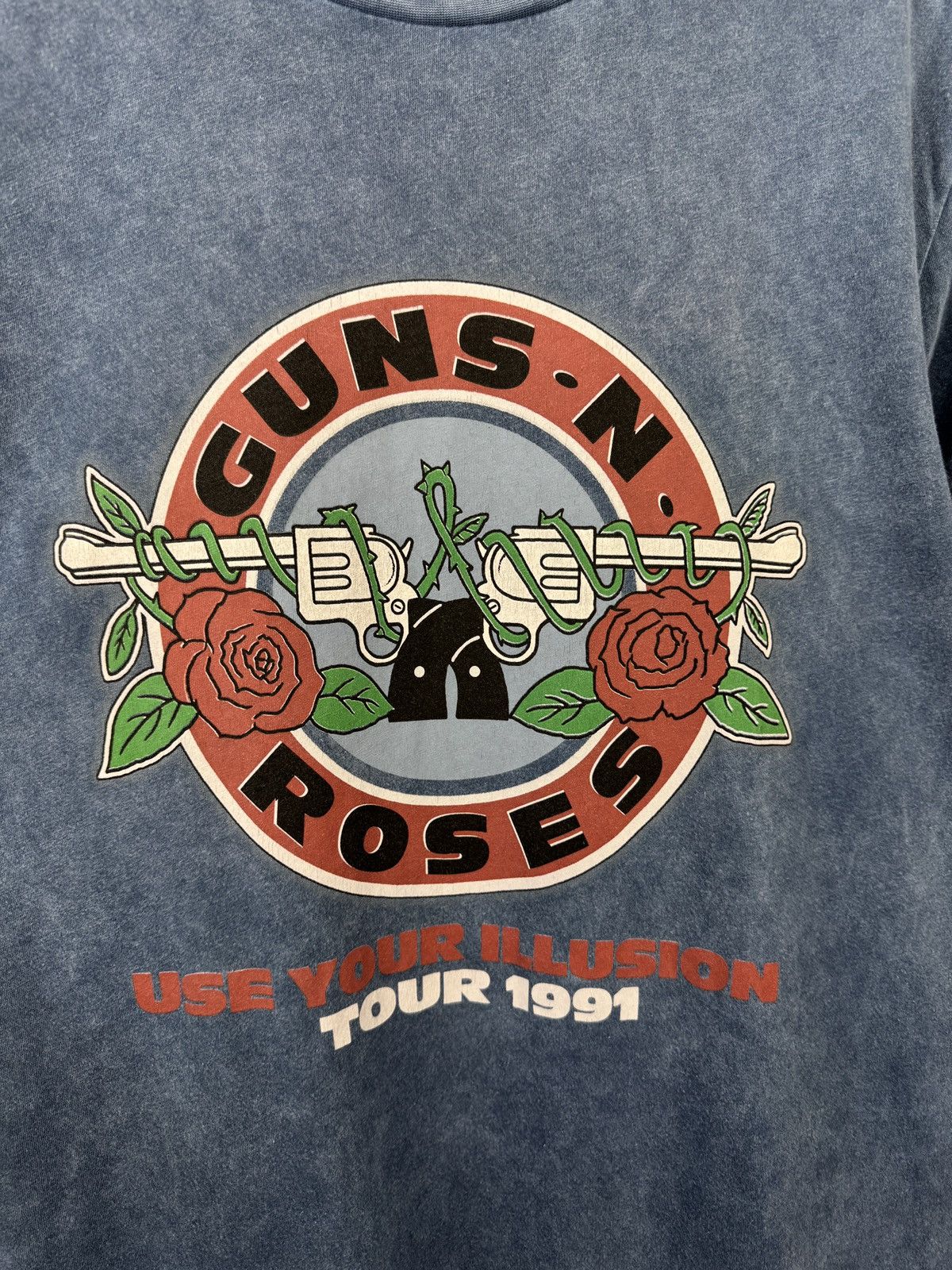 Guns N' Roses Men’s Gunse N Roses T-Shirt Use Your Illusion Tour 1991 Size US XL / EU 56 / 4 - 5 Thumbnail